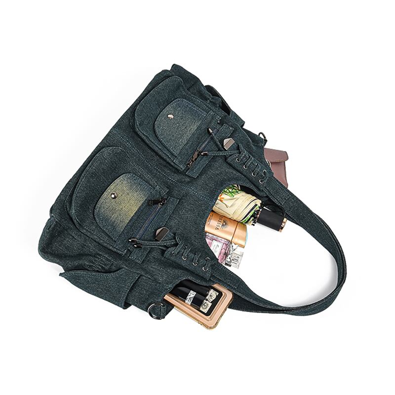 [QIANLUO Series]★Bag★ Shoulder bag, handheld, large capacity, retro, cute, date, improves your temperament, casual