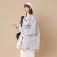 Load image into Gallery viewer, [Fujiiman Series] ★Jacket★ 3color Outer Denim Unisex Loose Light Blue Black Dark Blue
