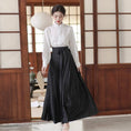 Load image into Gallery viewer, [Az Suna Series] ★Chinese style skirt★ Bottoms Window skirt Chinese elements Chinese clothes Black Black Easy to match
