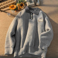 Load image into Gallery viewer, [BENGE Series]★Sweater★ 3color POLO neck tops Unisex Men's Color scheme Beige Gray Coffee color
