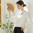 Load image into Gallery viewer, [HUAYUAN Series]★China-style shirt★ Tops, embroidery, ethnic style, improves temperament, easy to match with commuting, dating, etc.
