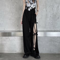 Load image into Gallery viewer, [Miyakoya Series]★Casual Pants★ Trousers Bottoms Cool Summer Fashion Black Black Sexy
