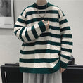 Load image into Gallery viewer, [Gyoshoen Series]★Sweater★ 4color knit tops Unisex Men's Horizontal striped pattern Casual Color scheme
