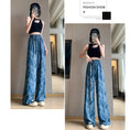 Load image into Gallery viewer, [FENGLIN Series] ★Casual Pants★ Bottoms Trousers Cool Blue Blue Slimming Alphabet
