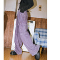 Load image into Gallery viewer, [Kokaisha --- Purple light radio series]★Casual pants★Bottoms Pants Easy to match Original Purple
