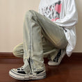 Load image into Gallery viewer, [PPG Series]★Trousers★ Denim pants 2color Unisex Men's Slimming Black Yellow Fashion
