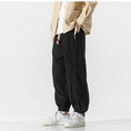 Load image into Gallery viewer, [Small Trouble Series]★China Style Pants★ 3color Bottoms Unisex Men's Large Size China Button Gray Black
