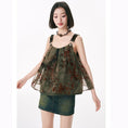 Load image into Gallery viewer, [Yangji Great Dream Series]★China style tank top★Camisole sexy slimming original green summer clothes
