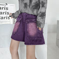 Load image into Gallery viewer, [YIDAO Series]★Shorts★ 3color Denim Pants Short Length Pants Trousers Brown Black Purple
