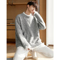 Load image into Gallery viewer, [CHICERRO Series]★Sweater★ 2color Tops Color Scheme Fake Layered Unisex Men's White Gray
