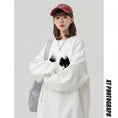 Load image into Gallery viewer, [WRZB series] ★Tops★ 5 colors Cartoon Cat Unisex Men's White Black Red Apricot Coffee color
