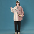 Load image into Gallery viewer, [GEBOXUAN Series]★Shirt with tie★ 2color tops unisex men's color scheme brown pink
