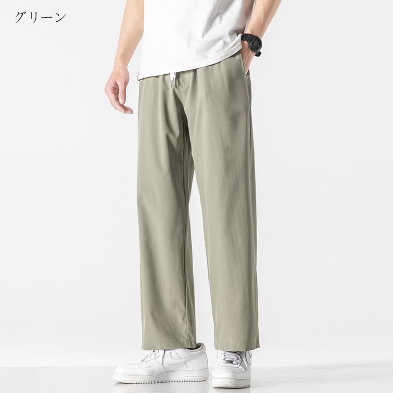 [BIGEMAN Series] ★Casual Pants★ 4color Nine-quarter-length Bottoms Pants Unisex Men's Large Size Plain Spring/Summer