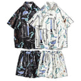 Load image into Gallery viewer, [TIANYI Series]★Setup★ Shirt + Shorts 2color Unisex Men's Large Size Super Cheap Travel Beach Cool
