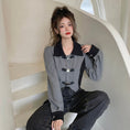 Load image into Gallery viewer, [JIGUJIGU series]★Tops★ Color scheme: Large size, short length, design, cute, gray
