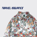 Gallery viewerに画像を読み込む, 【TRAVEL ISSUANCEシリーズ】★シャツ★ 2color トップス 長袖シャツ 男女兼用 メンズ おしゃれ 黒 白 プリント
