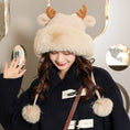 Load image into Gallery viewer, [YISHAN Series] ★ Hat ★ 6 colors selectable Cap Fluffy Deer antler Christmas New Year Thick Warm Cute
