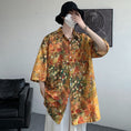 Load image into Gallery viewer, [ZHUIYI Series]★Shirt★ Short sleeve shirt, floral pattern shirt, tops, unisex, men's, aloha shirt, cool, casual
