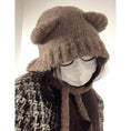 Load image into Gallery viewer, [Ovancy Series]★Hat★5 colors selectable Cap Bear ears Cute Light gray Dark gray Black Brown Beige
