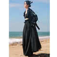 Load image into Gallery viewer, [Daiseiryusu Series] ★Pants★ Bottoms Casual Pants Black Black High Waist Slimming Plain
