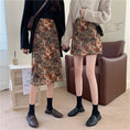 Load image into Gallery viewer, [YANGYANG Series] ★Skirt★ 2 types of length can be selected Bottoms Floral pattern skirt Oil painting style skirt Large size
