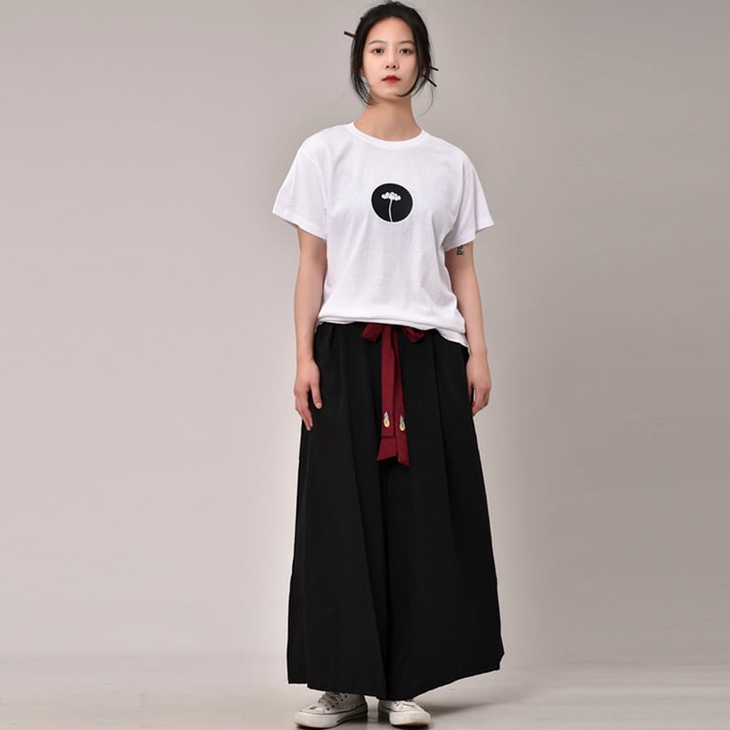 [Small Trouble Series]★China Style Pants★ 5color Large Size Wind Pants Unisex Men's Blue Red Black White