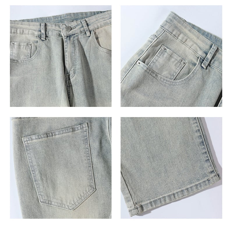 [BIGEMAN Series] ★Denim pants★ Bottoms, pants, unisex, men's, large size, cheap, easy to match