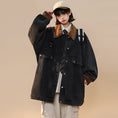 Load image into Gallery viewer, [FKZ Series]★Jacket★ 2color outer denim jacket unisex men's jeans color scheme blue black
