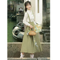 Load image into Gallery viewer, [Kaede bamboo---green series] ★Chinese style setup★ 2-piece set, shirt + hanging skirt, Chinese clothes, date, commuting
