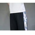 Load image into Gallery viewer, [JUNYI Series]★China style trousers★ 3color bottoms trousers casual pants unisex men's large size switching 3/4 length short length pants
