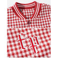 Load image into Gallery viewer, [BIGEMAN Series] ★Stadium jacket★ Plaid pattern 2color Unisex Men's Large size Black Red
