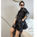 Load image into Gallery viewer, [East House Series] ★Chinese style setup★ Tops + shorts 2-piece set Black Black Chinese clothing fashion
