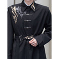 Load image into Gallery viewer, [Kyoto---Hoseigo series]★China style coat★Trench coat embroidery Unisex slimming Chinese clothing for men and women
