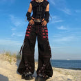 Load image into Gallery viewer, [HJIA Series] ★Casual Pants★ Bottoms Mine Style Steampunk Street Black Black High Waist
