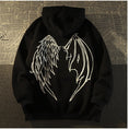 Load image into Gallery viewer, [Baraba series] ★Fleece-lined hoodie★ 2color tops unisex men's casual wings red black
