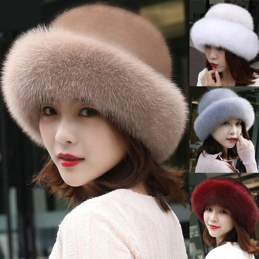 [KADILE Series]★Hat★ 7color Hat Thick and warm Easy to match White Black Red Pink Brown Cute