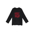 Load image into Gallery viewer, [Big Blue Dragon Series] ★Chinese style sweater★ Knit tops Dragon crest Chinese clothing Black Black Irregular
