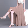 Load image into Gallery viewer, [Kunbanran Series]★Skirt★ 2color Bottoms Chiffon Irregular Slimming Black Brown Large size
