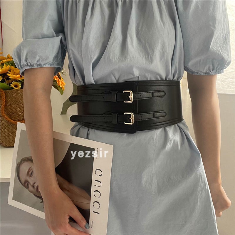 [yezsir series] ★Belt★ 2color PU Unisex Accessories Small items Black Coffee color Easy to match