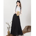 Load image into Gallery viewer, [Qingshui Kei --- Rika Chai Series] ★Maki skirt★ Chinese style skirt, Hanfu skirt, slimming and easy to match
