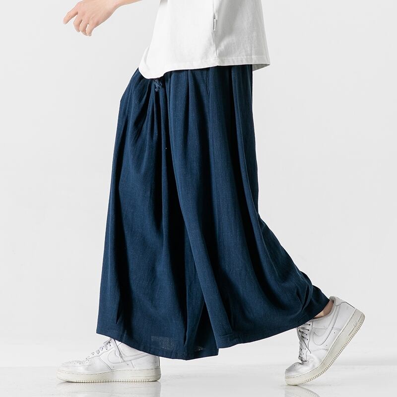 [JUNYI Series]★Casual Pants★ 3color Bottoms Chinese Style Pants Men's Large Size Plain Simple