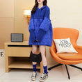 Load image into Gallery viewer, [AIQILING Series]★Parker★ 2color Tops Switching Sweater Thick Fashion Blue Black
