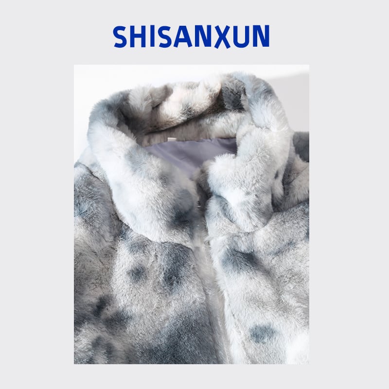 [SHISANXUN Series] ★Coat★ 2color Thick Warm Outer Fluffy Unisex Men's Cute ML XL 2XL