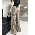 Load image into Gallery viewer, [YIDAO Series] ★Casual Pants★ Switching Print Summer Clothes Gaucho Pants Trousers Slimming Wear
