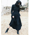 Load image into Gallery viewer, [Da Qinglong Shu Series] ★Chinese style dress★ Long length Chinese clothing Original Black Black Improves your temperament
