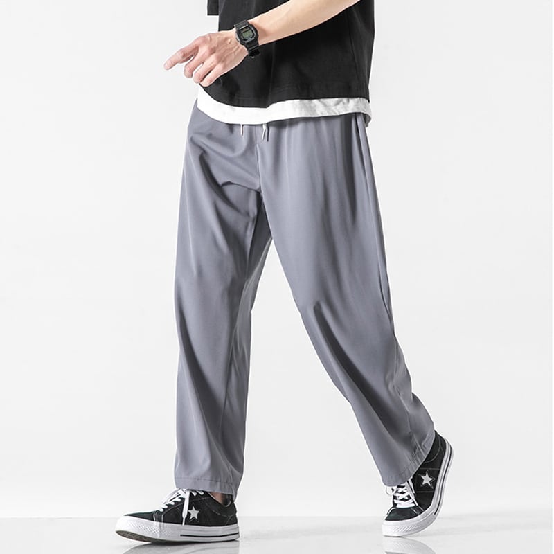 [BIGEMAN Series] ★Casual Pants★ 4color Nine-quarter-length Bottoms Pants Unisex Men's Large Size Plain Spring/Summer