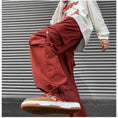 Load image into Gallery viewer, [BIGEMAN Series] ★Casual Pants★ 2color Bottoms Pants Men's Large Size Red Black
