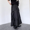 Load image into Gallery viewer, [Illustrated series]★China style trousers★ Gaucho pants Designed Unisex Men's Black Cool
