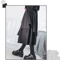 Load image into Gallery viewer, [Kokaisha---Eyeball Rose Series] ★Chinese style skirt★ Bottoms Chinese clothing S M L XL Easy to match Black Black Irregular
