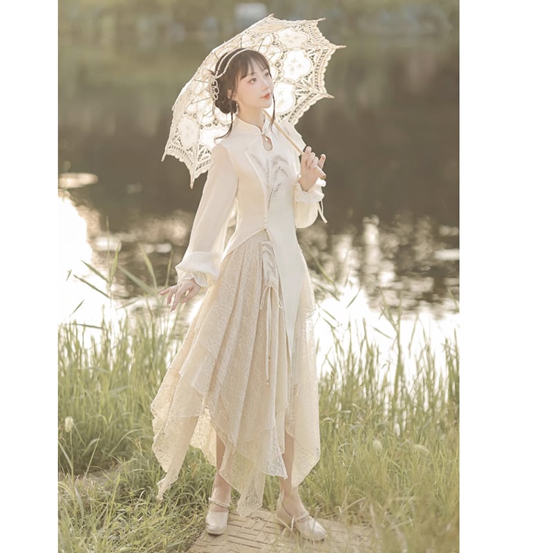 [Dust Smoke Cloud Dream Series]★Chinese style setup, single item order★ Tops or skirts, Chinese clothes, cute dress